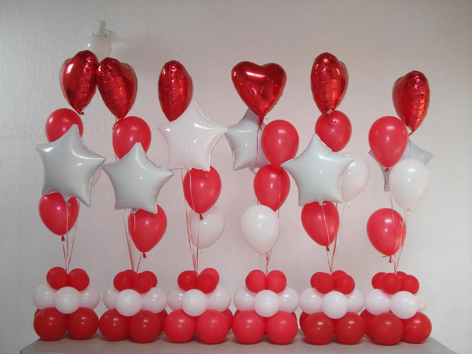 Ramo de globos para San Valentín  Ramo de globos, Decoración con globos  cumpleaños, Globos de san valentín