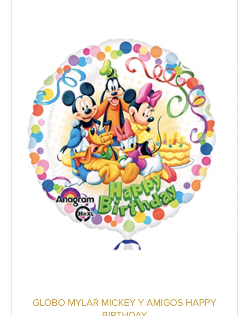 Globos mickey 